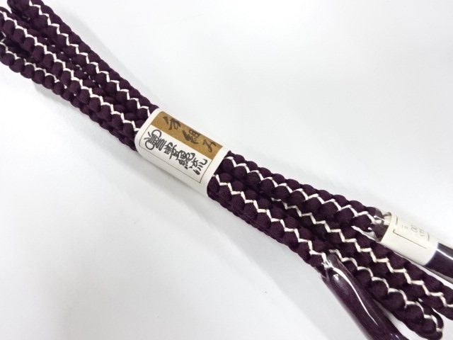 未使用品　正絹　手組帯締め